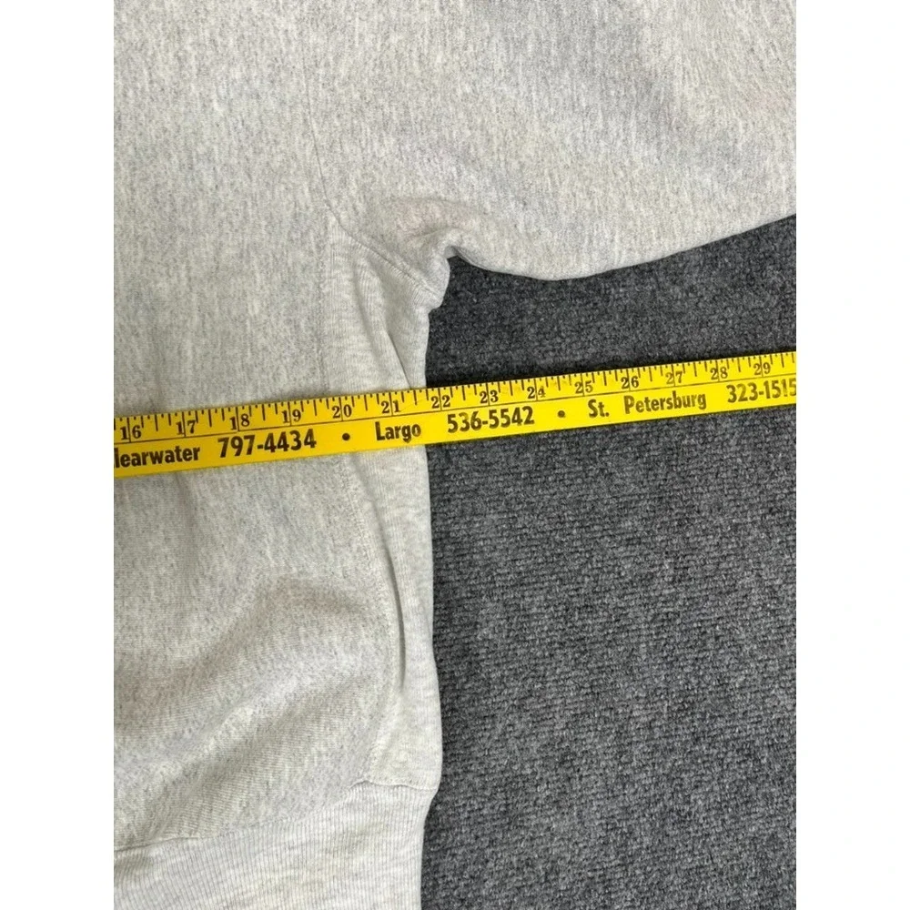 Vintage 90s Lee West Point Gray Crewneck Heavy‎ Pullover Sweatshirt Mens Size L
